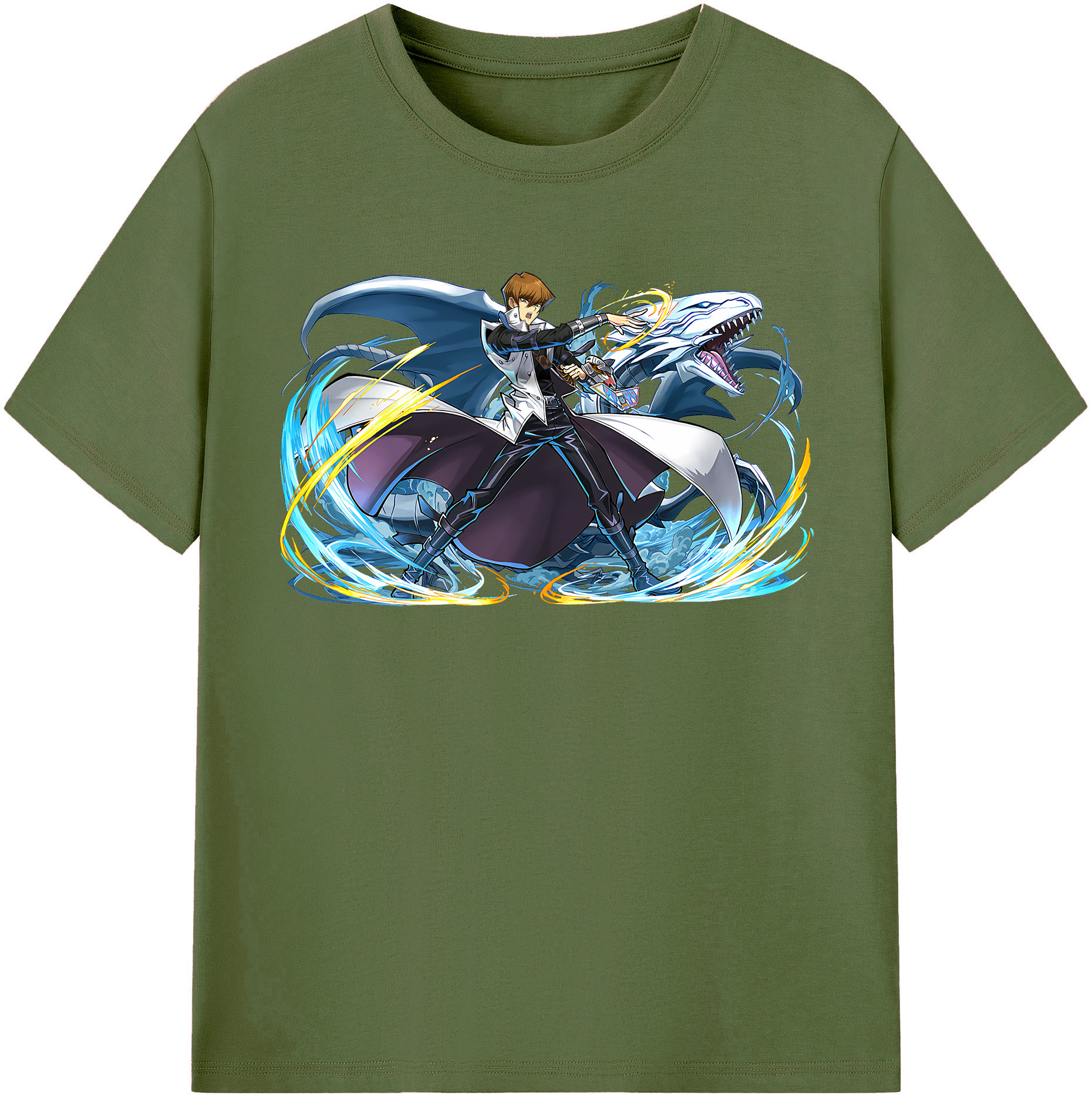 （画像用） 遊☆戯☆王 Yu-Gi-Oh! 綿100％半袖Tシャツ（フロントプリント）